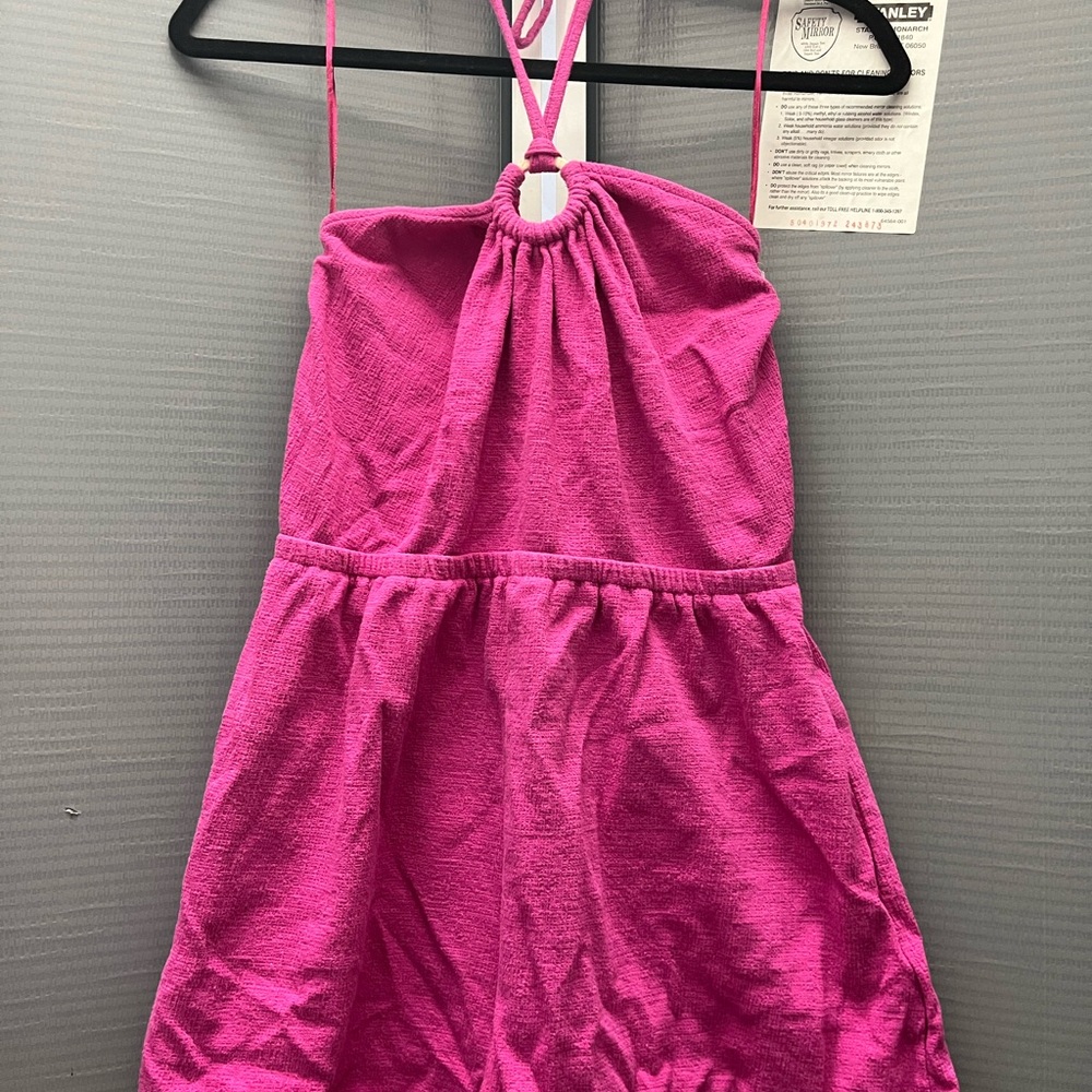 Old Navy Fuchsia Halter Romper